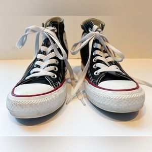 RARE Converse Lift Platform Chuck Taylor All Star High-top Sneakers Sz 5 - Black